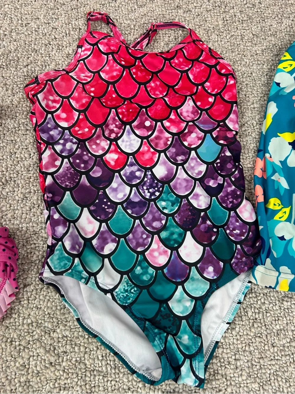 15 Piece Toddler Girl’s Size 4T Swimsuit Bundle